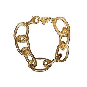 Gold Chain Link Chunky Bracelet New NWT